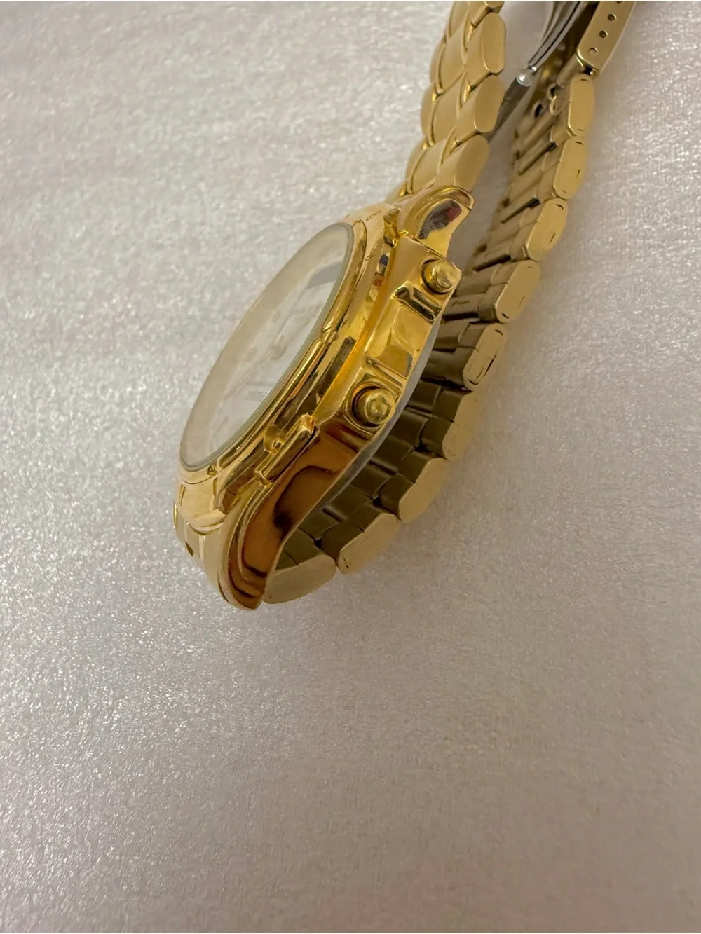 Vintage Pulsar PQF204 (V041-9240) Gold Tone Ana-Digi Men's Watch - NOS W/ Tag